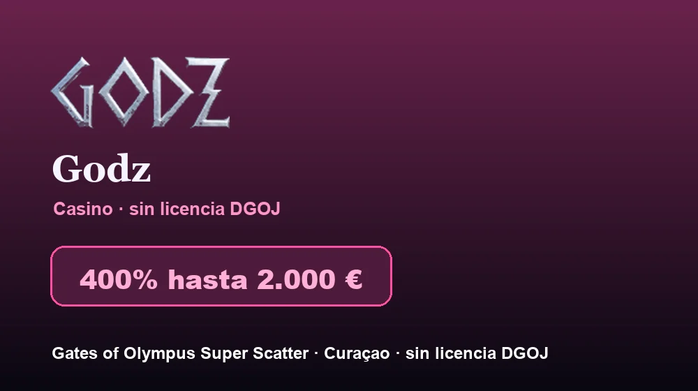 Captura de pantalla de Godz Casino
