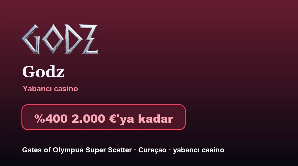 Godz Casino ekran görüntüsü