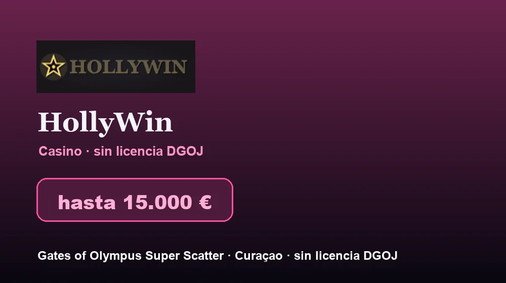 Captura de pantalla de HollyWin Casino