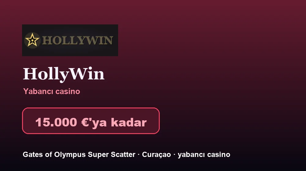HollyWin Casino ekran görüntüsü