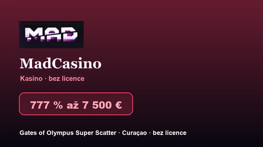 Snímek obrazovky MadCasino Casino