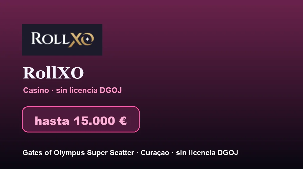 Captura de pantalla de RollXO Casino