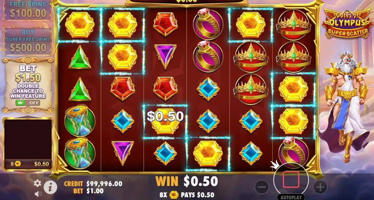 Gates of Olympus Super Scatter — Big Win