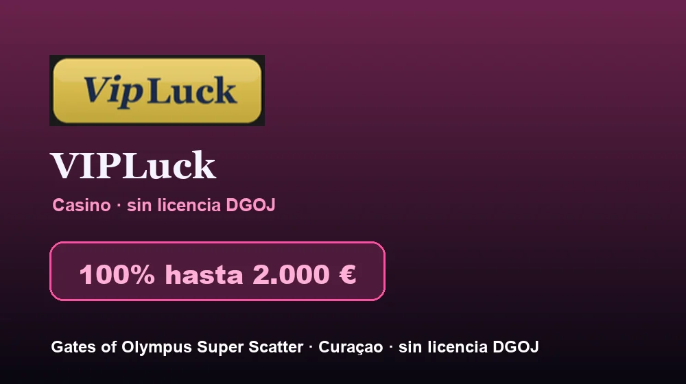 Captura de pantalla de VIPLuck Casino