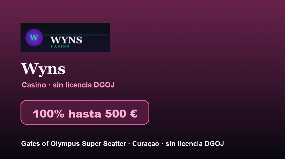 Captura de pantalla de Wyns Casino
